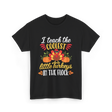 I Teach the Coolest Turkeys Teaching T-Shirt - Black