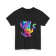 I Teach Wild Things Teacher T-Shirt - Black