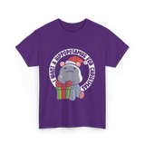 I Want A Hippopotamus Christmas Hippos T-Shirt - Purple