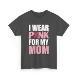 I Wear Pink Breast Cancer Awareness T-Shirt - Dark Heather