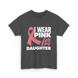 I Wear Pink Breast Cancer Awareness T-Shirt - Dark Heather