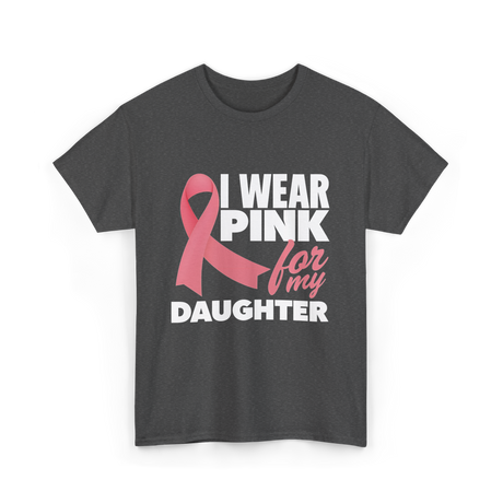 I Wear Pink Breast Cancer Awareness T-Shirt - Dark Heather