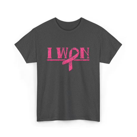 I Won Awareness Support T-Shirt - Dark Heather