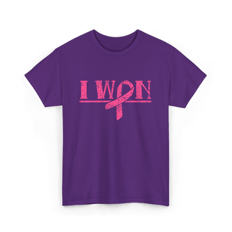 I Won Awareness Support T-Shirt - Purple