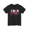 I Won Pink Awareness Breast Cancer T-Shirt - Black