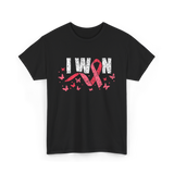 I Won Pink Awareness Breast Cancer T-Shirt - Black