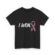 I Won Pink Ribbon Survivor T-Shirt - Black