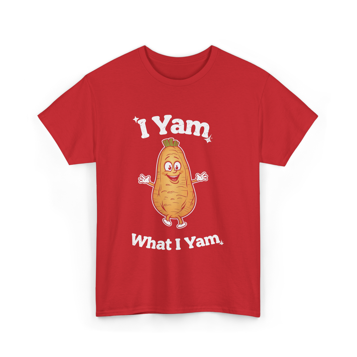 I Yam What I Yam Sweet Potato T-Shirt - Red