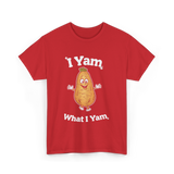 I Yam What I Yam Sweet Potato T-Shirt - Red