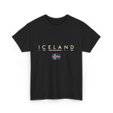 Iceland Flag Iceland T-Shirt - Black