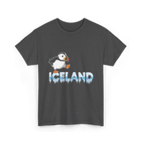 Iceland Puffin Bird Animal Lover T-Shirt - Dark Heather