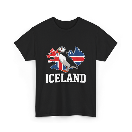 Iceland Puffin T-Shirt - Black