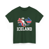 Iceland Puffin T-Shirt - Forest Green