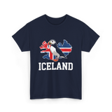 Iceland Puffin T-Shirt - Navy