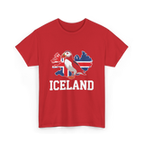 Iceland Puffin T-Shirt - Red