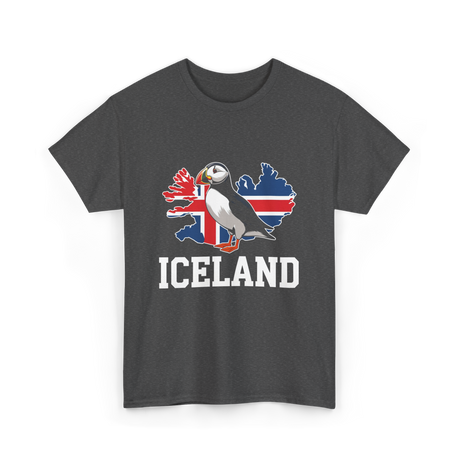 Iceland Puffin T-Shirt - Dark Heather