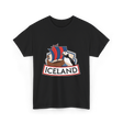 Iceland Puffin Viking T-Shirt - Black