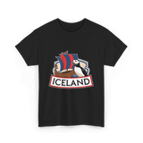 Iceland Puffin Viking T-Shirt - Black