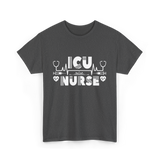 ICU Nurse Nursing Healthcare T-Shirt - Dark Heather