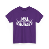 ICU Nurse Nursing Healthcare T-Shirt - Purple