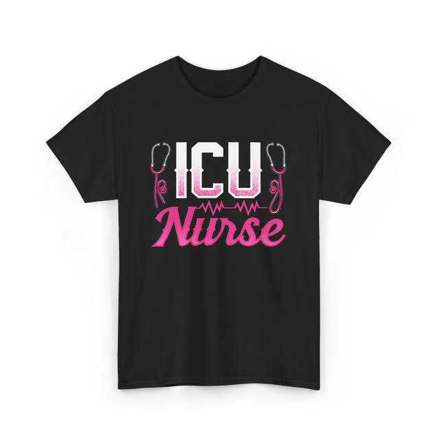 ICU Nurse T-Shirt - Black