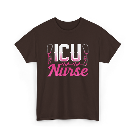 ICU Nurse T-Shirt - Dark Chocolate