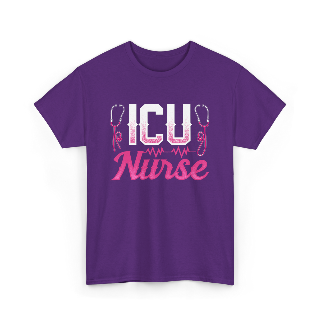 ICU Nurse T-Shirt - Purple