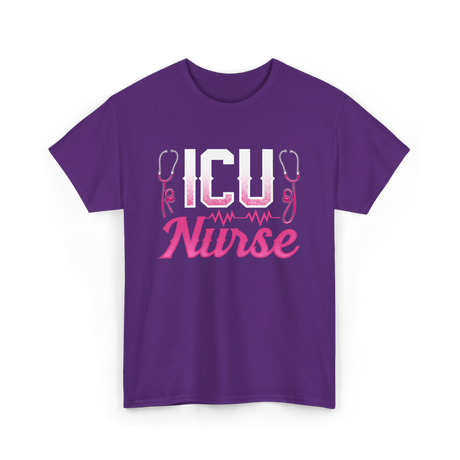 ICU Nurse T-Shirt - Purple