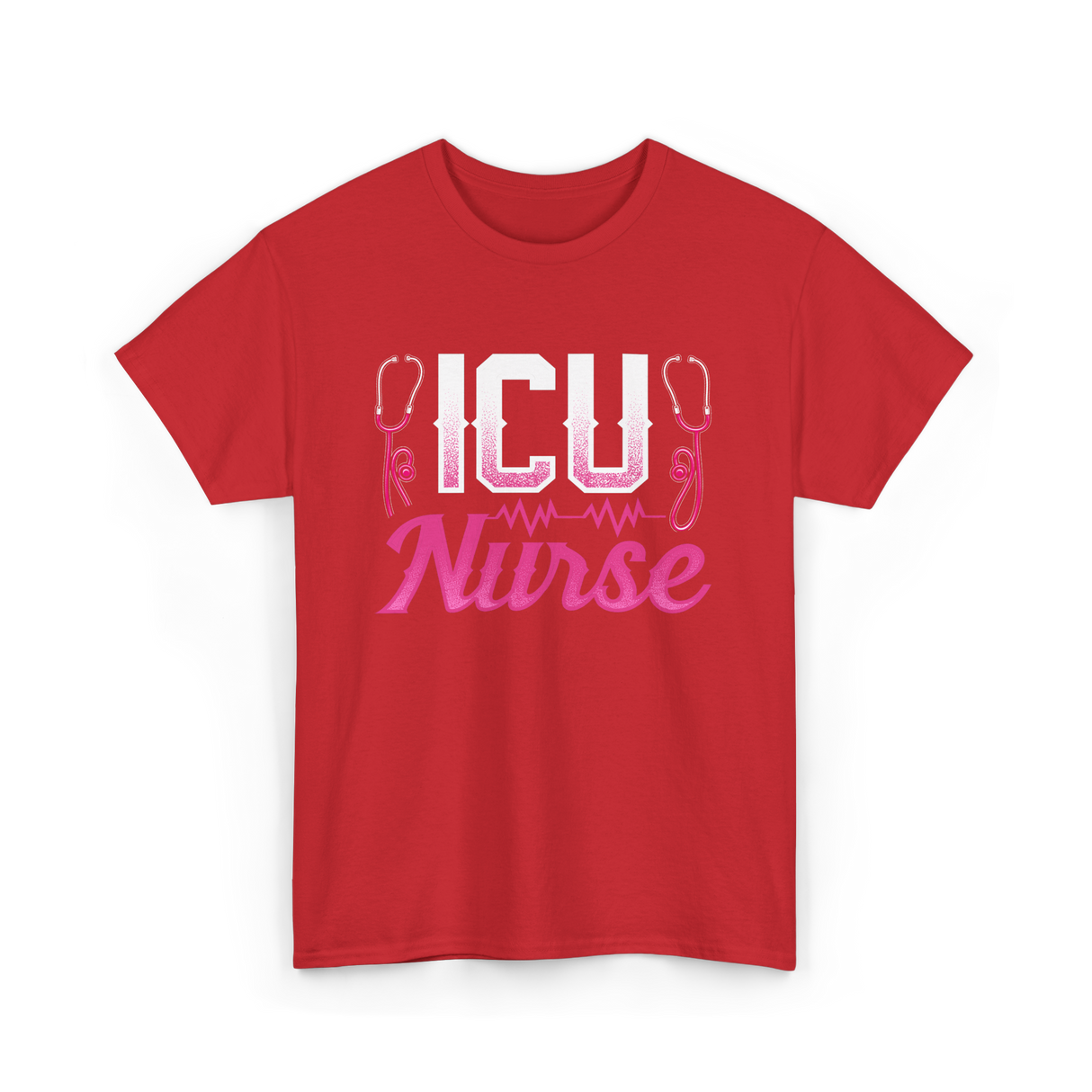 ICU Nurse T-Shirt - Red