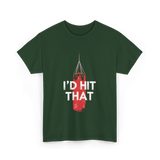 I'd Hit That Boxing Punching Bag T-Shirt - Forest Green