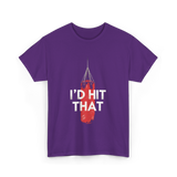 I'd Hit That Boxing Punching Bag T-Shirt - Purple