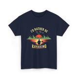 I'd Rather Be Kayaking T-Shirt - Navy