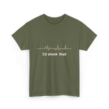 Id Shock That Cardiology Nurse T-Shirt - Military Green