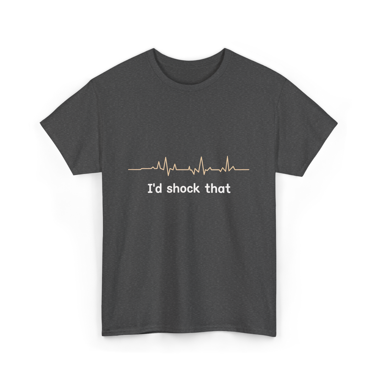 Id Shock That Cardiology Nurse T-Shirt - Dark Heather