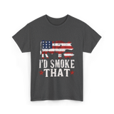 I’d Smoke That BBQ T-Shirt - Dark Heather