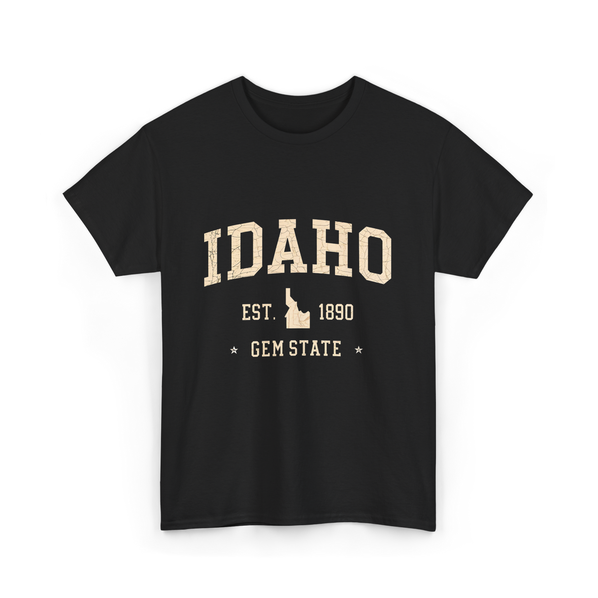 Idaho Gem State Idahoan T-Shirt - Black