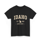 Idaho Gem State Idahoan T-Shirt - Black