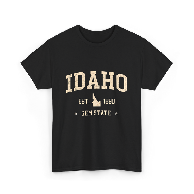 Idaho Gem State Idahoan T-Shirt - Black