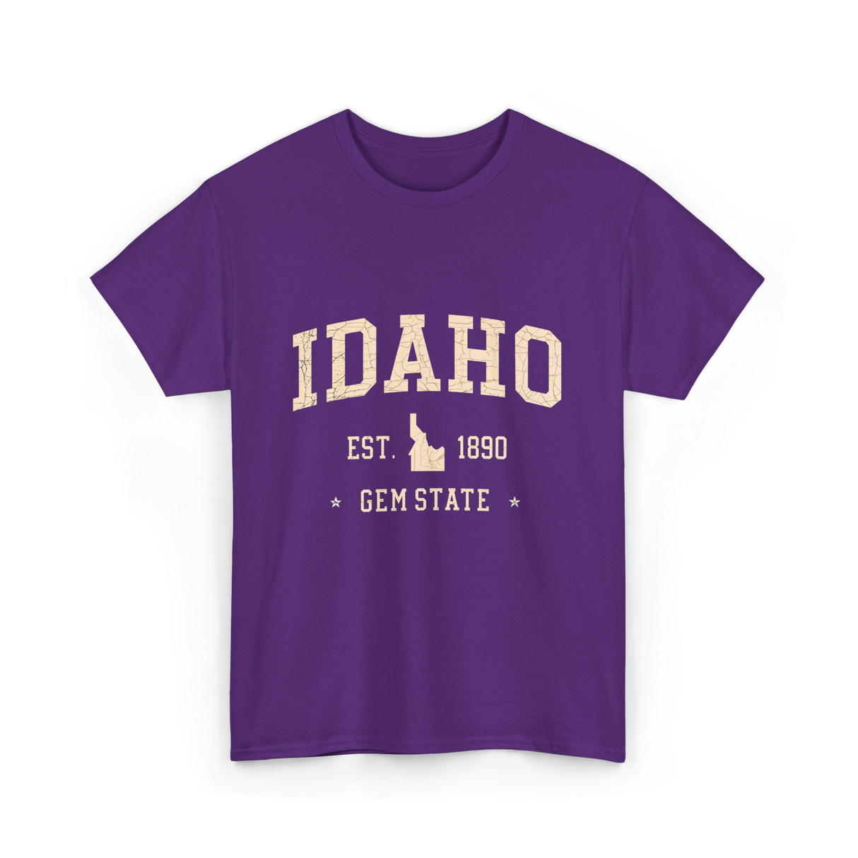 Idaho Gem State Idahoan T-Shirt - Purple