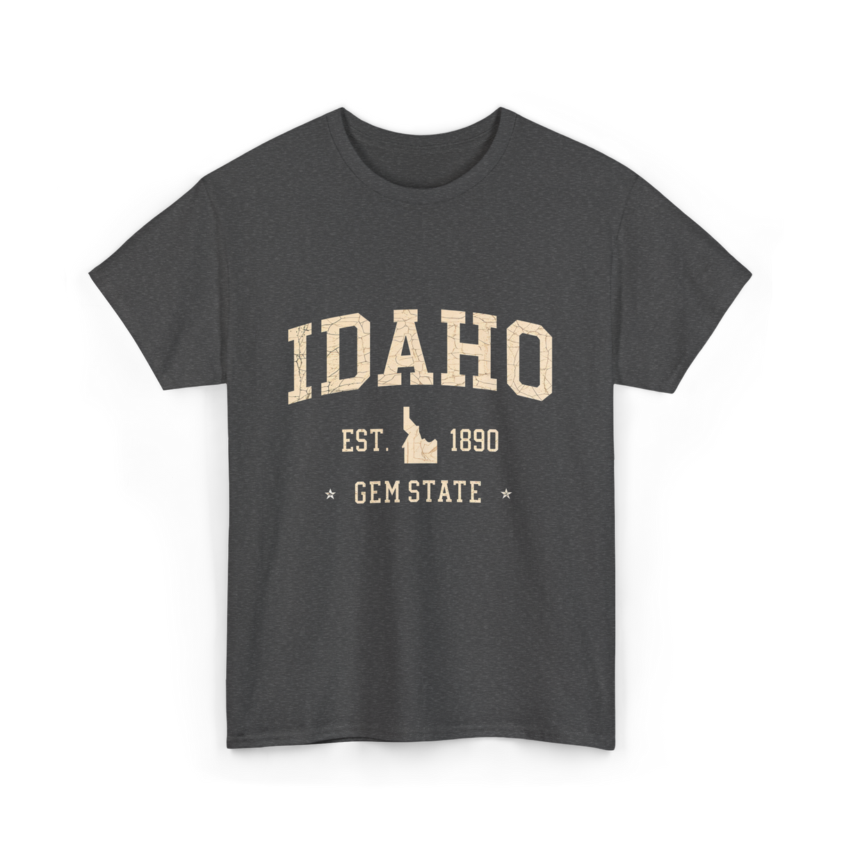 Idaho Gem State Idahoan T-Shirt - Dark Heather