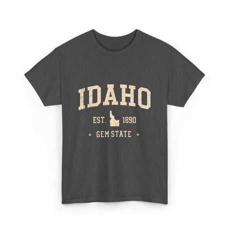 Idaho Gem State Idahoan T-Shirt - Dark Heather