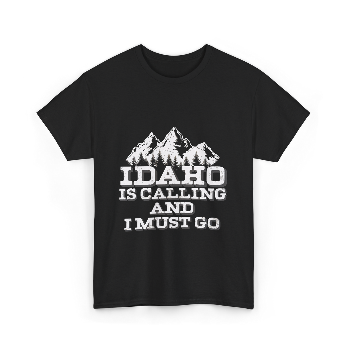 Idaho Is Calling Idaho T-Shirt - Black