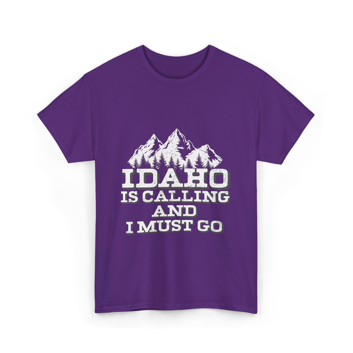 Idaho Is Calling Idaho T-Shirt - Purple