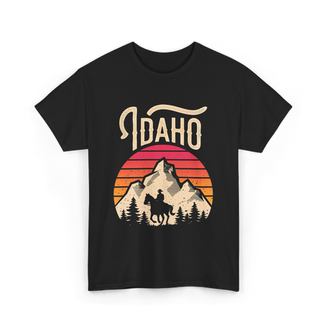 Idaho Mountains Adventure T-Shirt - Black