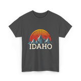 Idaho Mountains Nature Adventure T-Shirt - Dark Heather