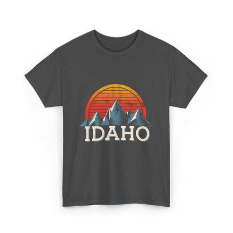 Idaho Mountains Nature Adventure T-Shirt - Dark Heather