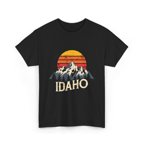 Idaho Mountains T-Shirt - Black