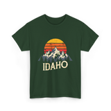 Idaho Mountains T-Shirt - Forest Green