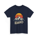 Idaho Mountains T-Shirt - Navy