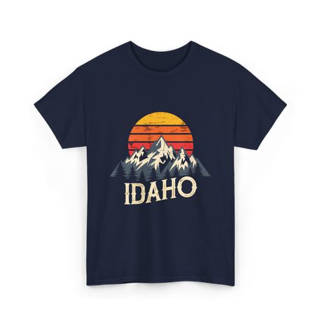 Idaho Mountains T-Shirt - Navy